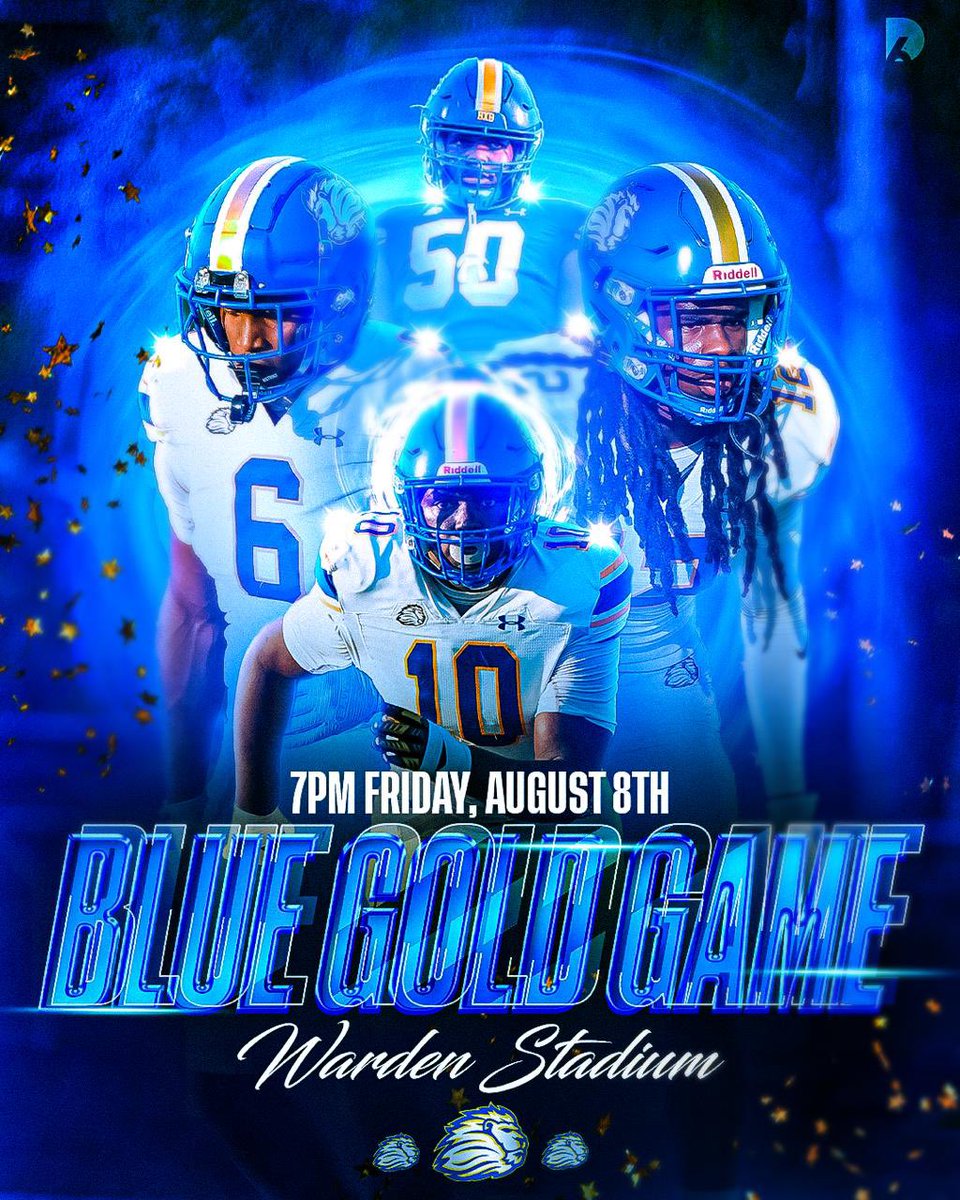 Royals__FB's tweet photo. Blue Gold Game tonight at 7pm! Come out and see the whole program from 6th graders to Future college stars! 

#Dioko https://t.co/CRtqjm1nMj
