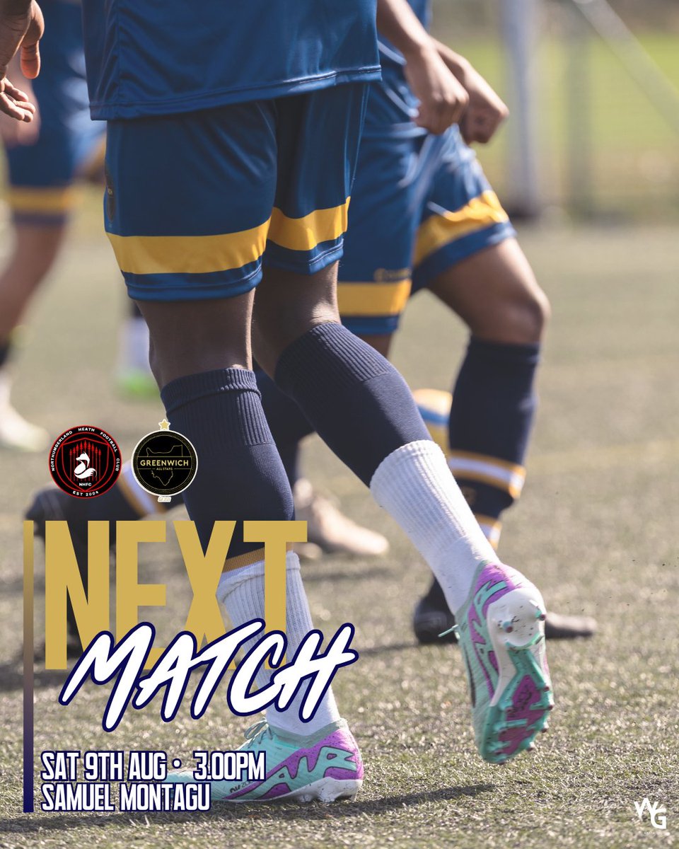 Greenwich All Stars FC (@allstarsfcbts) on Twitter photo TOMORROW ⚽️
We face <a href="/NorthHeathFC/">Northumberland Heath FC</a> in our last preseason friendly before the season begins.
🏟️ Samuel Montague
⏰ 3PM KO
Come and support the boys!
#allstarsfc 🖤 TOMORROW ⚽️
We face <a href="/NorthHeathFC/">Northumberland Heath FC</a> in our last preseason friendly before the season begins.
🏟️ Samuel Montague
⏰ 3PM KO
Come and support the boys!
#allstarsfc 🖤