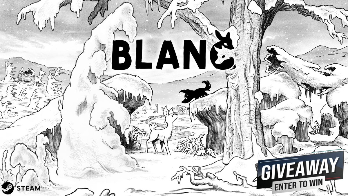 SteamGamesPC's tweet photo. Blanc (STEAM) Giveaway!🎁

To enter, perform these tasks below:👇

🔁Repost + Like

✅Sponzored by @josiah3251

⏰ 5 Hours! | 🏆1 Winner https://t.co/9Oqcz43fVC
