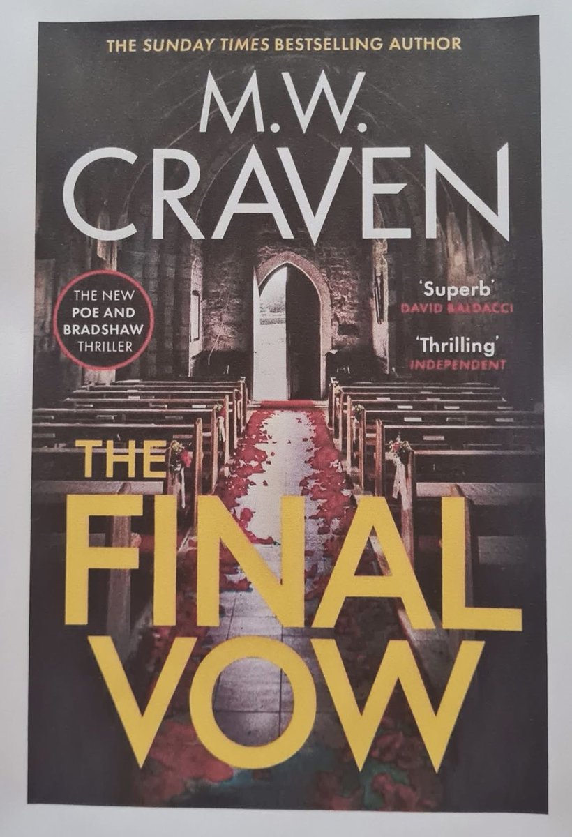 dds_book_reviews ๐๐บ๐ฆ (@debsbookreviews) on Twitter photo At long last, Iโve just been approved on Netgalley. Wahoooooooooooooooooooooo ๐๐ป๐๐ป๐๐ป
The Final Vow by <a href="/MWCravenUK/">M.W. Craven</a> released next week.
I think I need a lie down, & thatโs before Iโve read it! At long last, Iโve just been approved on Netgalley. Wahoooooooooooooooooooooo ๐๐ป๐๐ป๐๐ป
The Final Vow by <a href="/MWCravenUK/">M.W. Craven</a> released next week.
I think I need a lie down, & thatโs before Iโve read it!