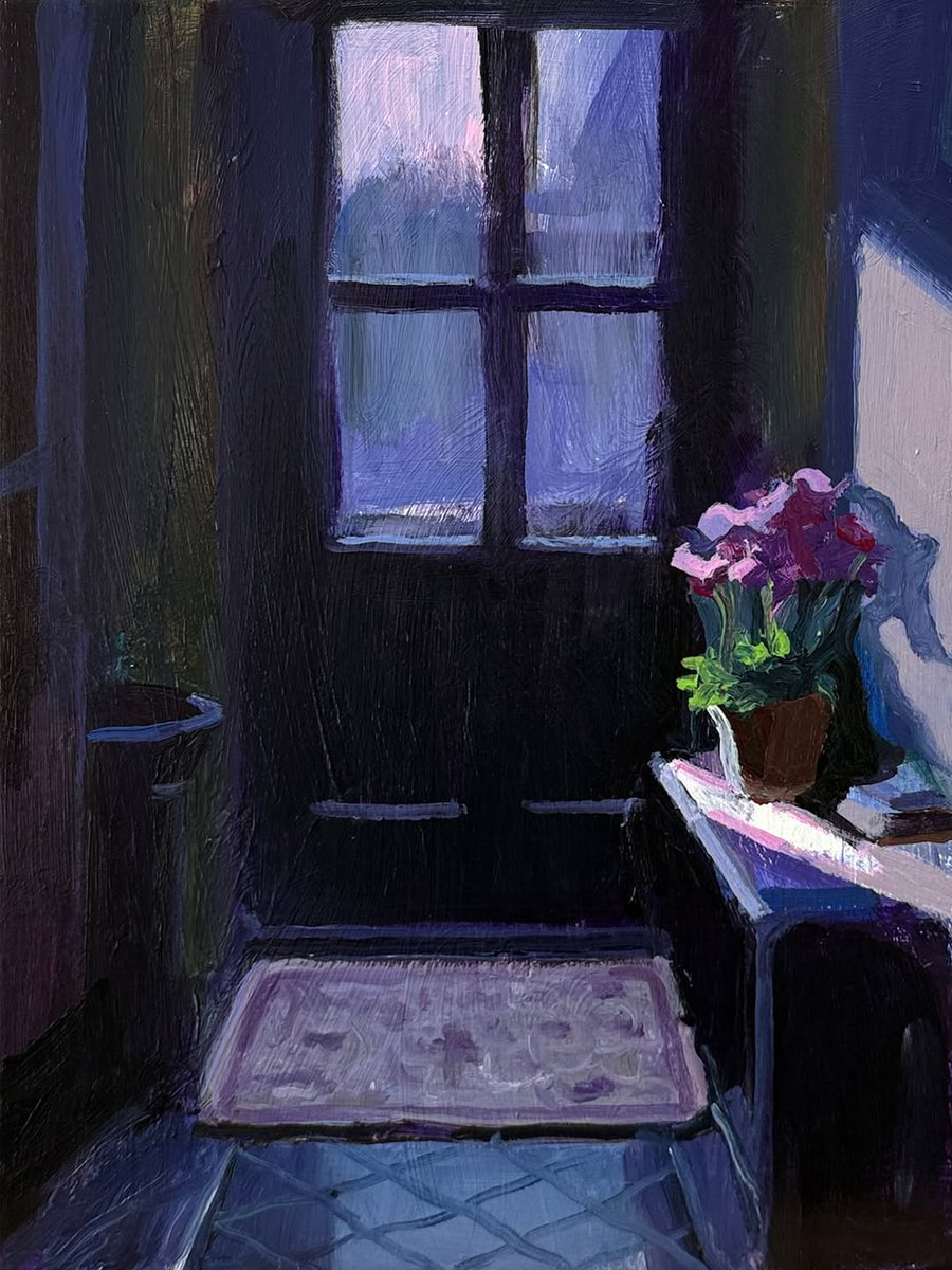 It arrived without a return address,
the handwriting unmistakable —
looped and careful, like it had always been.
She didn’t open it straight away.
Whatever it held — regret or return —
she wasn’t ready to know.
“The Unopened Letter”, 25X35cm
✉️🌫️💭

#quietnarratives #poeticpause