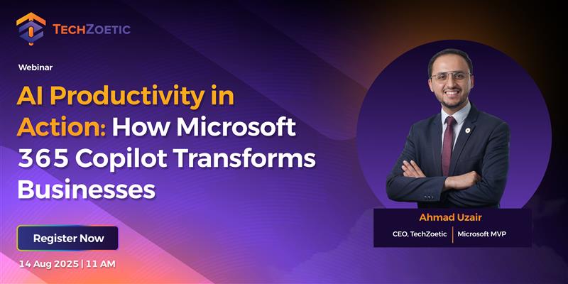TechXoetic's tweet photo. 🤔 What does real Copilot ROI look like for SMBs?
Join our 60-min Microsoft 365 Copilot session to see proven use cases, measurable outcomes, and a clear path to adoption to. Register now: https://t.co/gevchR6k2w

#Microsoft365 #Copilot #AI #TechZoetic https://t.co/k0QgYHWhpG