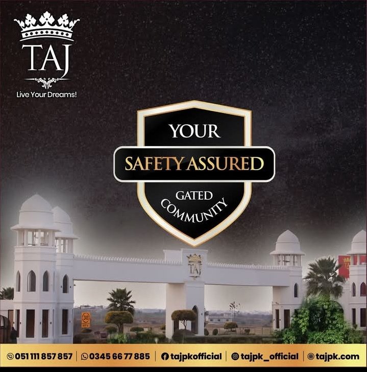 At Taj, your peace of mind comes first. That’s why we offer the comfort and security of a fully gated community — where every entry is monitored, every visitor is checked, and every resident can feel truly at home.

With 24/7 security patrols, surveillance cameras, and a