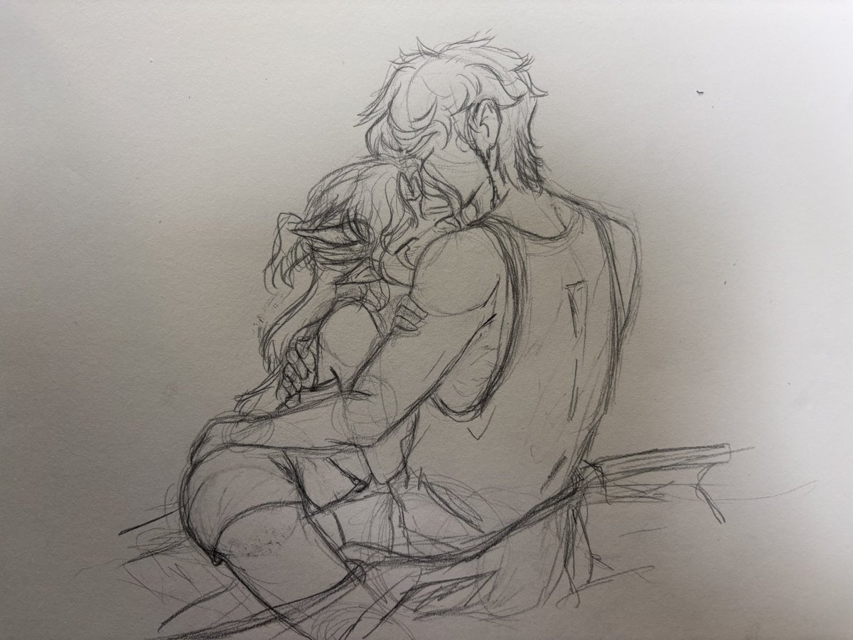 C: It's okay... It's okay... I'm...
R: Please (silent crying) please stay...
C: I'm not going anywhere... you had a bad dream... It's okay…
R: Hold me tight 
C: Always
#Rayllum #TheDragonPrince #TheDragonKing  #Love #Rayla #Callum #FanArt #DragonPrince #tdp #inspiration