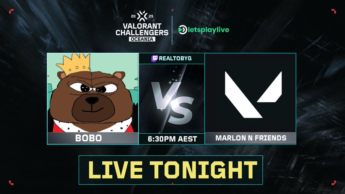 LPL Esports (@letsplaylivegg) on Twitter photo <a href="/BONKERSOCE/">E-KING</a> <a href="/FULLHOUSEVLR/">Full House</a> <a href="/MerlinJPC/">Merlin</a> <a href="/rockminelaw12/">Lawrence Qi</a> <a href="/R3_M31R/">-= R3_M31R =-</a> <a href="/rqm_noah/">Noah</a> <a href="/tjbruce17594/">TJ Bruce | tjbruce17594</a> <a href="/AtlasCasts/">Atlas</a> <a href="/Tibs_73/">Tibs</a> π‘ LIVE TONIGHT
π« <a href="/BOBOvlr/">BOBO</a> vs Marlon N Friends
πΊ twitch.tv/realtobyg
ποΈ <a href="/TokaCasts/">Toka</a> <a href="/xVqid_/">xVqid</a>
π <a href="/pilot_vg/">Pilot</a>
Produced by <a href="/realtbgyt/">RealTobyG</a> <a href="/BONKERSOCE/">E-KING</a> <a href="/FULLHOUSEVLR/">Full House</a> <a href="/MerlinJPC/">Merlin</a> <a href="/rockminelaw12/">Lawrence Qi</a> <a href="/R3_M31R/">-= R3_M31R =-</a> <a href="/rqm_noah/">Noah</a> <a href="/tjbruce17594/">TJ Bruce | tjbruce17594</a> <a href="/AtlasCasts/">Atlas</a> <a href="/Tibs_73/">Tibs</a> π‘ LIVE TONIGHT
π« <a href="/BOBOvlr/">BOBO</a> vs Marlon N Friends
πΊ twitch.tv/realtobyg
ποΈ <a href="/TokaCasts/">Toka</a> <a href="/xVqid_/">xVqid</a>
π <a href="/pilot_vg/">Pilot</a>
Produced by <a href="/realtbgyt/">RealTobyG</a>