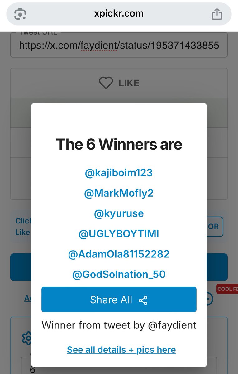 6 picks only one wins—0.1 sol 
Vote guys—15mins

Retweet and drop a comment below.
Who will win?

Wait for the poll👇