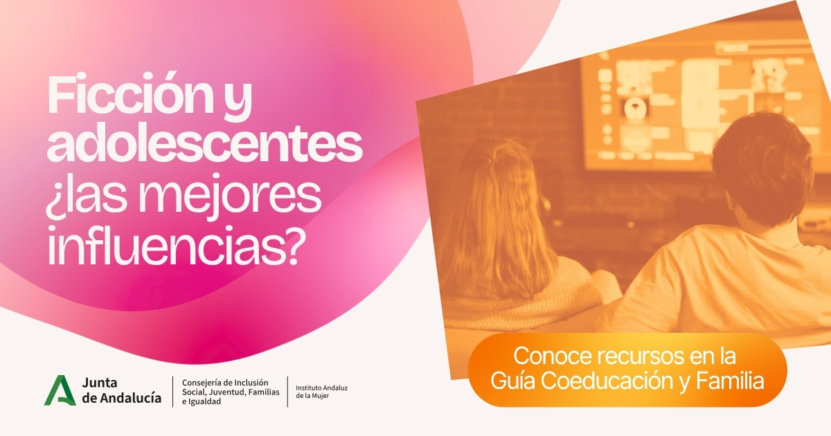 Instituto Andaluz de la Mujer (@iamjunta) on Twitter photo 📺 ¿Sabes qué valores transmiten las series que ven tus hijos/as?
La guía del <a href="/IAMJunta/">Instituto Andaluz de la Mujer</a> propone ver cine y televisión en familia como espacio para fomentar la igualdad.
👨👩👧👦 Educar también es acompañar y reflexionar.
📎 Descárgala aquí: juntadeandalucia.es/sites/default/… 📺 ¿Sabes qué valores transmiten las series que ven tus hijos/as?
La guía del <a href="/IAMJunta/">Instituto Andaluz de la Mujer</a> propone ver cine y televisión en familia como espacio para fomentar la igualdad.
👨👩👧👦 Educar también es acompañar y reflexionar.
📎 Descárgala aquí: juntadeandalucia.es/sites/default/…