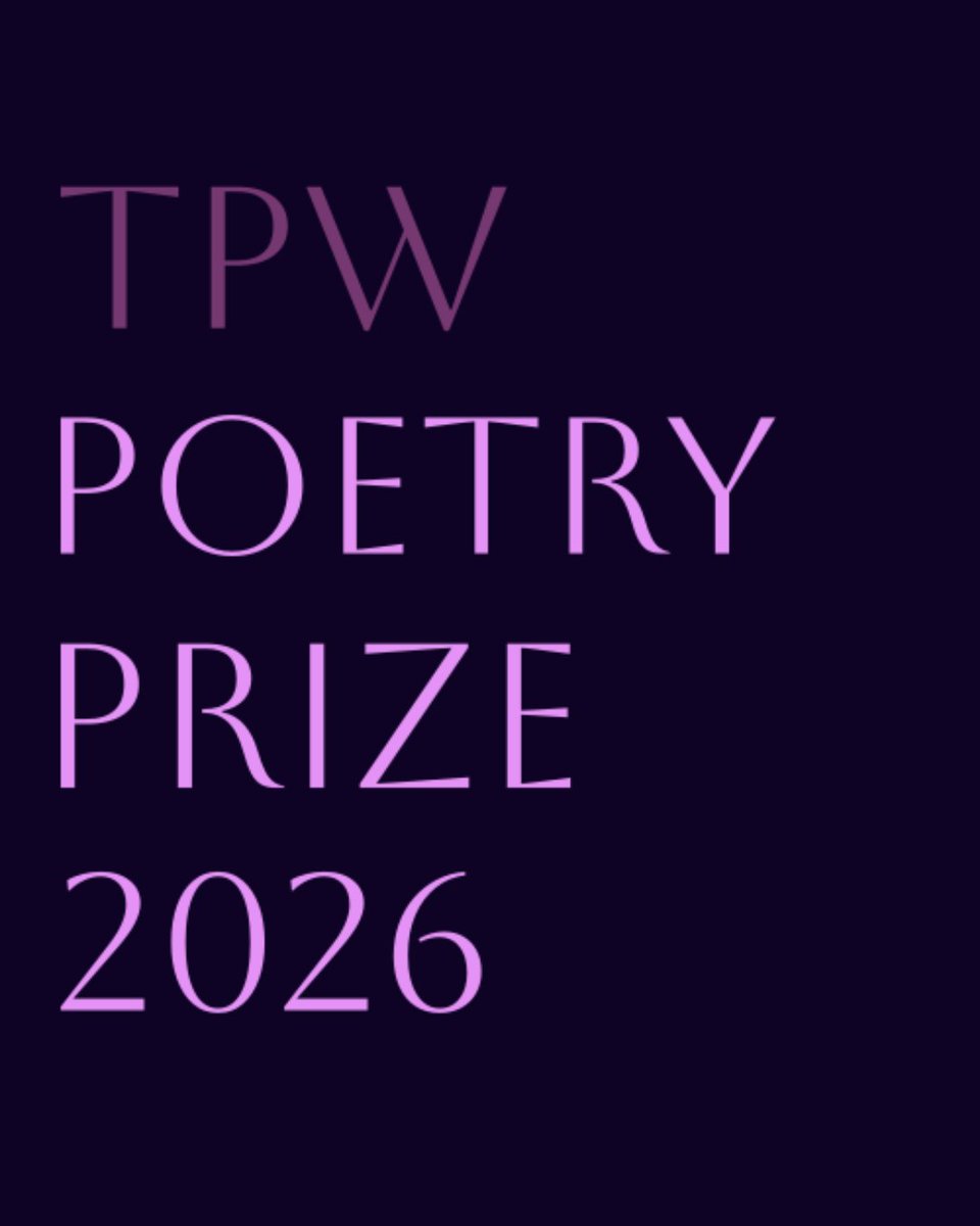 Andrew Jamison (@andrew_jamison) on Twitter photo 🎉TPW Poetry Prize 2026 is open for entries🎉, and this year, it's totally FREE to enter. All you have to do is become a subscriber to my blog, The Jotter. Please read the rules and submission guidelines carefully. Visit the link-in-bio or andrewjamison.co.uk  
Good luck! 🎉TPW Poetry Prize 2026 is open for entries🎉, and this year, it's totally FREE to enter. All you have to do is become a subscriber to my blog, The Jotter. Please read the rules and submission guidelines carefully. Visit the link-in-bio or andrewjamison.co.uk  
Good luck!
