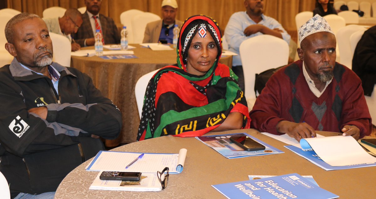UNESCO_Addis's tweet photo. UNESCO_Addis &amp; @MoE are hosting a national Students-Parents Ass. workshop (Aug 7–8,) on preventing #HIV, #EUP, #GBV &amp; #ChildMarriage.
Together with @PlanInt’l &amp; @Taya, SPA leaders from across Ethiopia, empowered to protect youth &amp; promote safe schools. #SafeLearning #SPAsLead https://t.co/sdEzFWQAOd