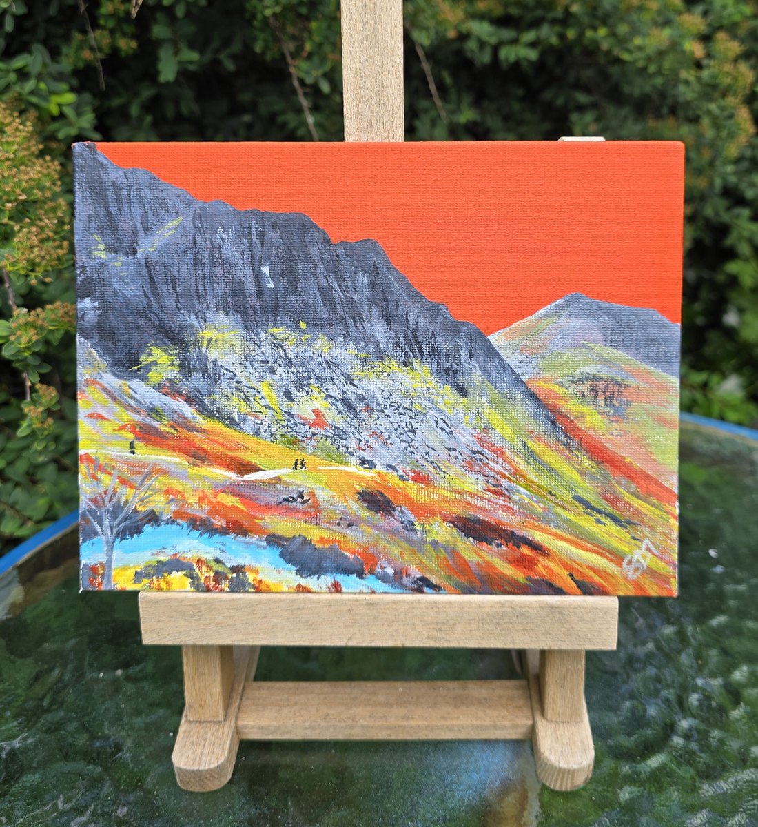 sammartinart's tweet photo. 'Haystacks across Warnscale Beck' for your Friday morning. If you love bold autumnal colours, this one is for you. I'll be framing it and adding it to my website later today π§‘
https://t.co/4LxZPW9SHv
#haystacks #lakedistrict #warnscale #buttermere #art #painting #originalart https://t.co/W30pcJFUNy