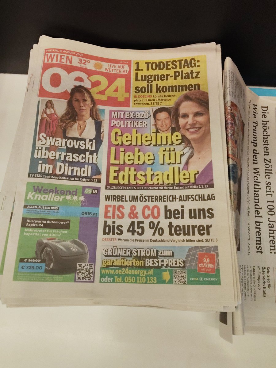 Mich hat das Gspusi von Thomas Klestil nicht interessiert und mir ist ebenfalls egal, mit wem Frau Edtstadler zusammen ist.