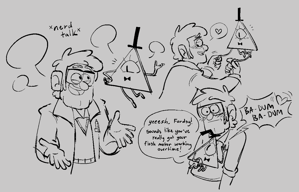 on top of life stuff going on I've also hit a pretty nasty art block--sorry folks! but here are some indulgent billford doodles I did a while back