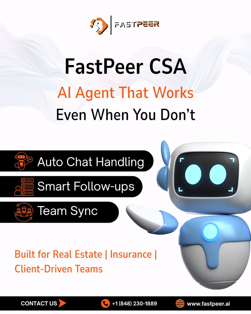 FastpeerAI's tweet image. Your leads and customers won’t wait. And now, they 
 Don’t have to.

Introducing the CSA Automation Workflow - a smart AI-powered support system that keeps your conversations flowing, even when your team is offline. 💬🤖

Here’s how it helps:
 ✅ Responds to chats from customers,…