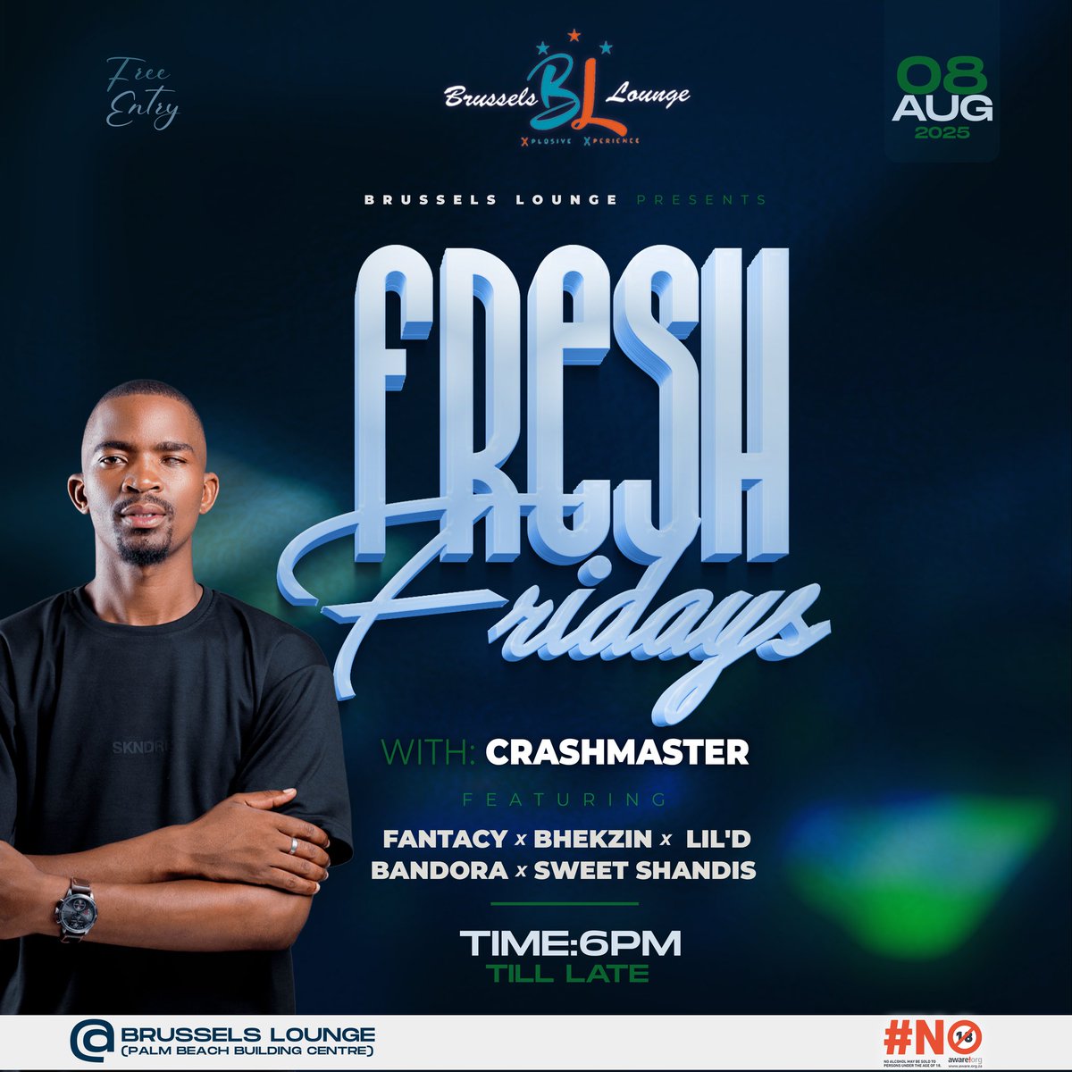 Fresh Fridays @brusselslounge later today. Great vibes from yours in Afro House Music 🔥🙏
#MasterGrooveSessions