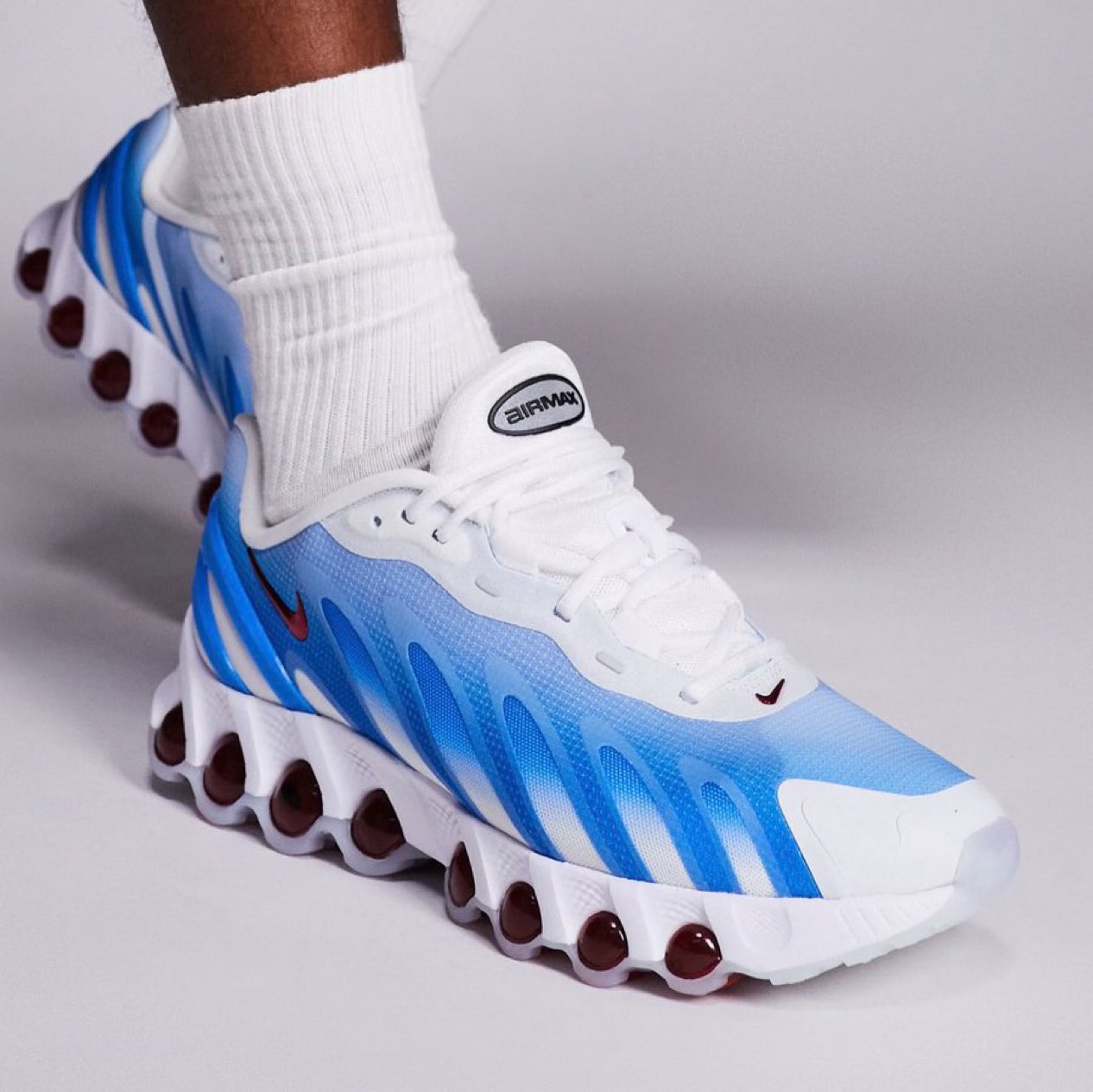 ◆Nike◆ Air Max Ayla W Blue Tint llic Silver FJ5929400 Nike Air Max Isla Sandal Blue Tint Metallic Silver (Women's
