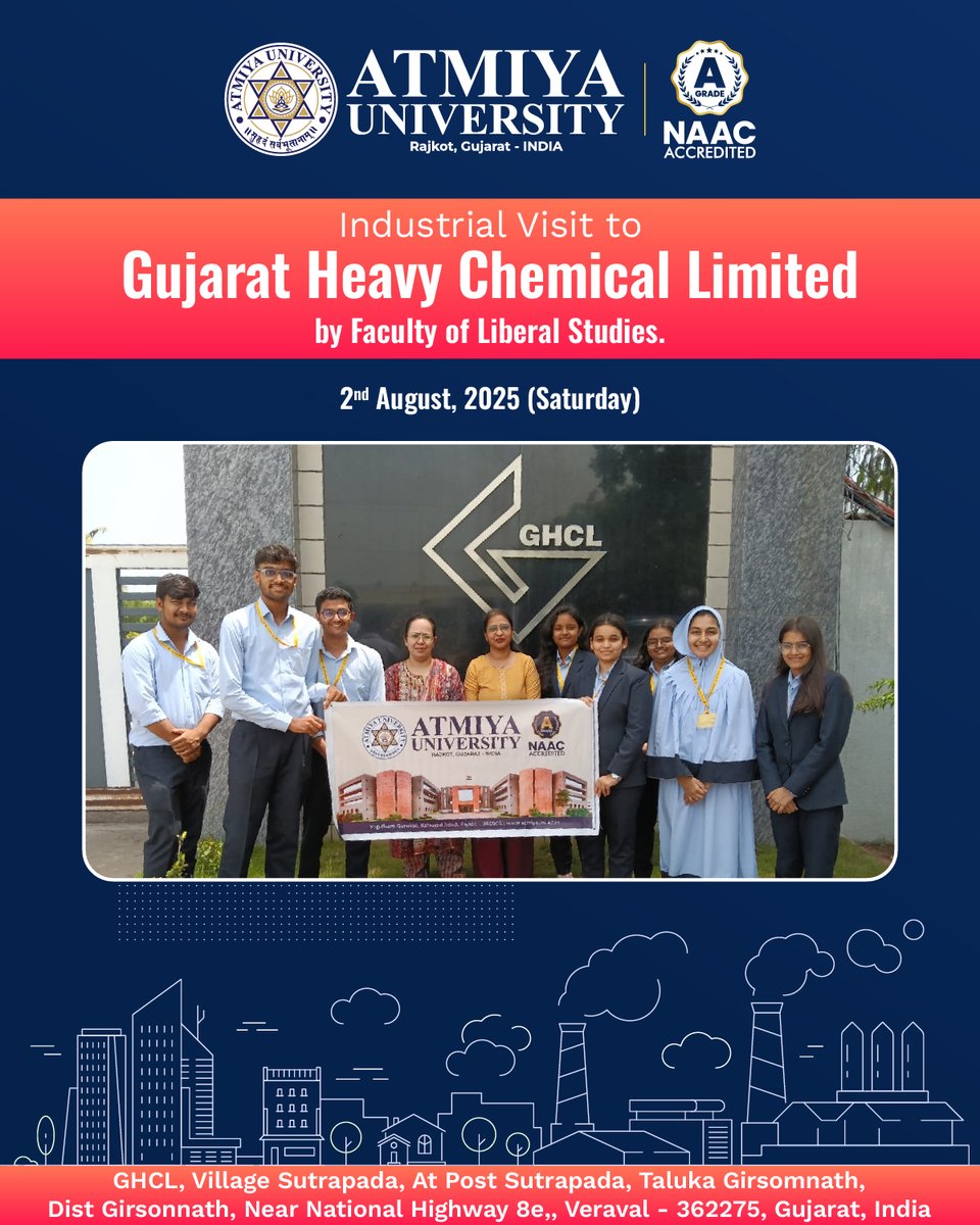 Atmiya University tweet media