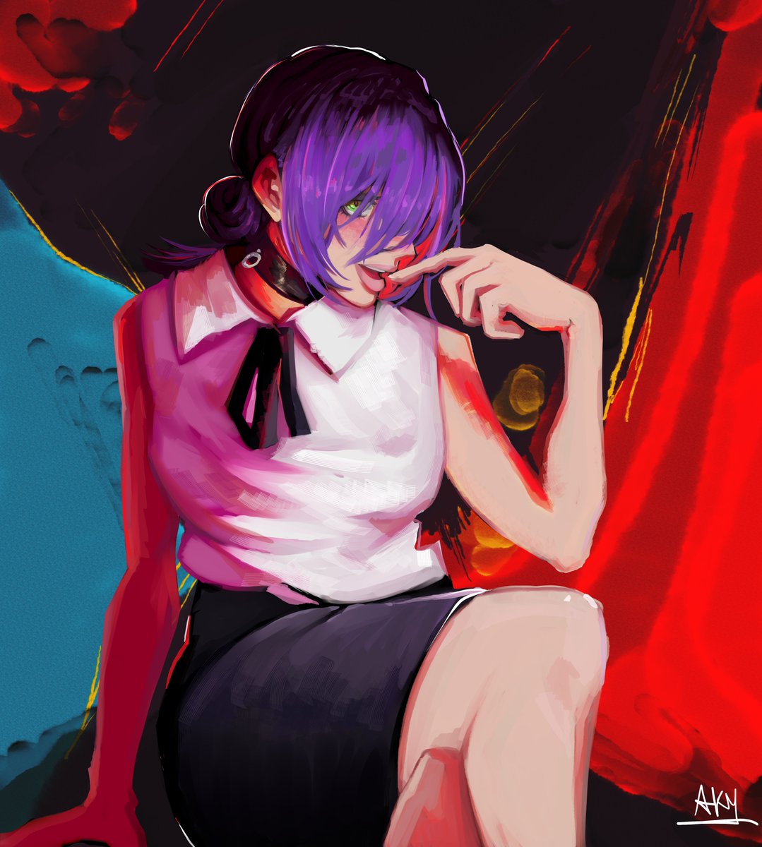 not what i usually do, but this is the real me.
Fanart of IRIS OUT Cover 
I really love Chainsaw Man
(Original art by <a href="/hachi_08/">米津玄師　ハチ</a> )