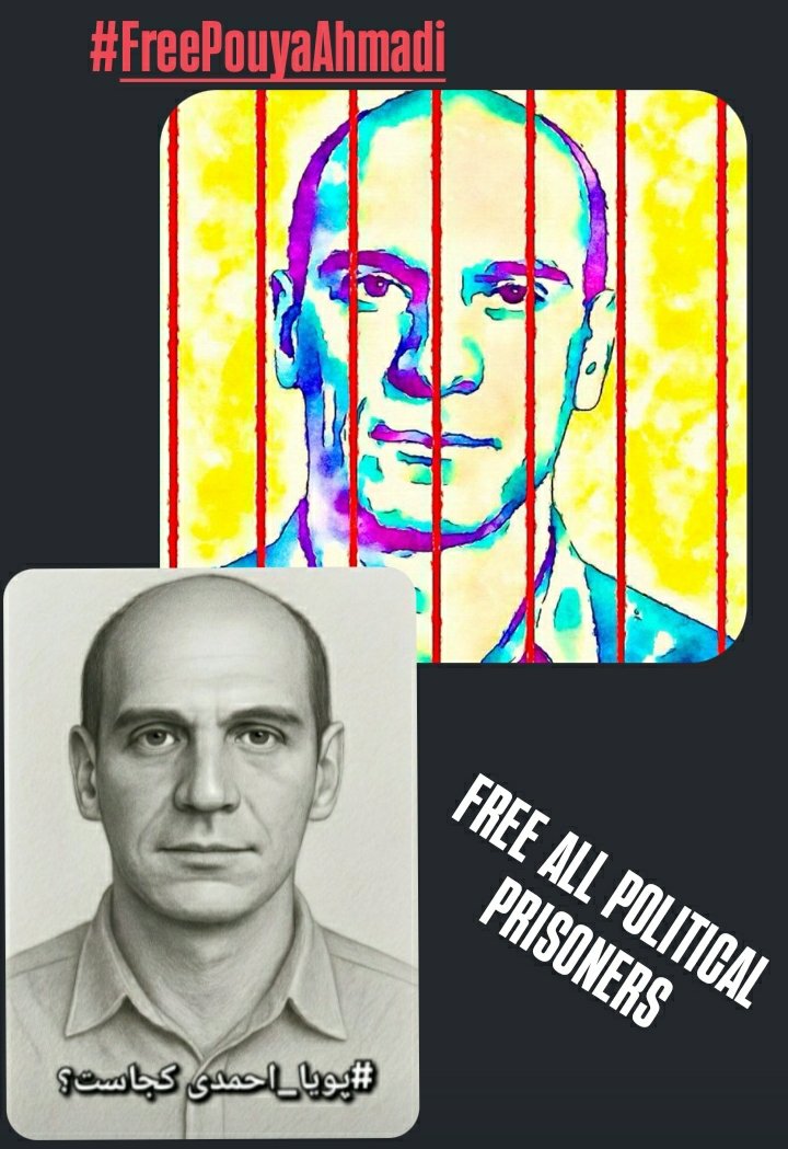 sayhitoend_405's tweet photo. Pouya Ahmadi, a 52-year-old citizen, civil activist, and cabinet maker residing in Tehran, was arbitrarily arrested by security forces on Tuesday, July 22nd.
He, who is unmarried and cares for his elderly and disabled mother.
#FreePouyaAhmadi
#IranHumanRight
@iranhrs99 
@hrw_fa https://t.co/ypt6dOekKm