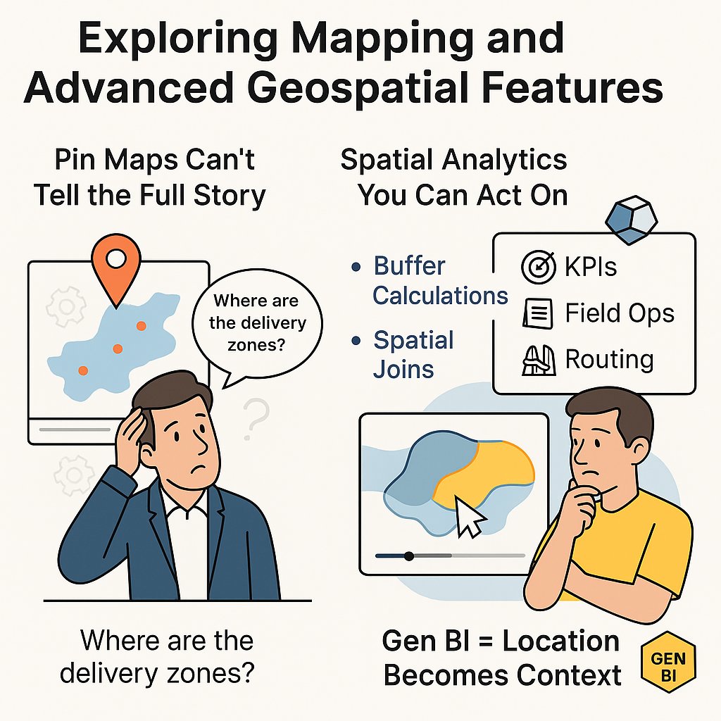 PacktDataML's tweet image. 📍 Pin maps ≠ spatial strategy. 
 Gen BI uses geospatial intelligence for KPIs, coverage, and action. 
 Explore mapping in Tableau 2025 → [landing.packtpub.com/learning-table…] #GenBI #Tableau2025 #SpatialAnalytics #BIPro