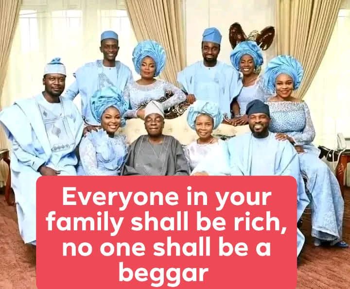 MyStoneOfHelp's tweet image. Everyone in your family shall be rich, no one shall be a beggar