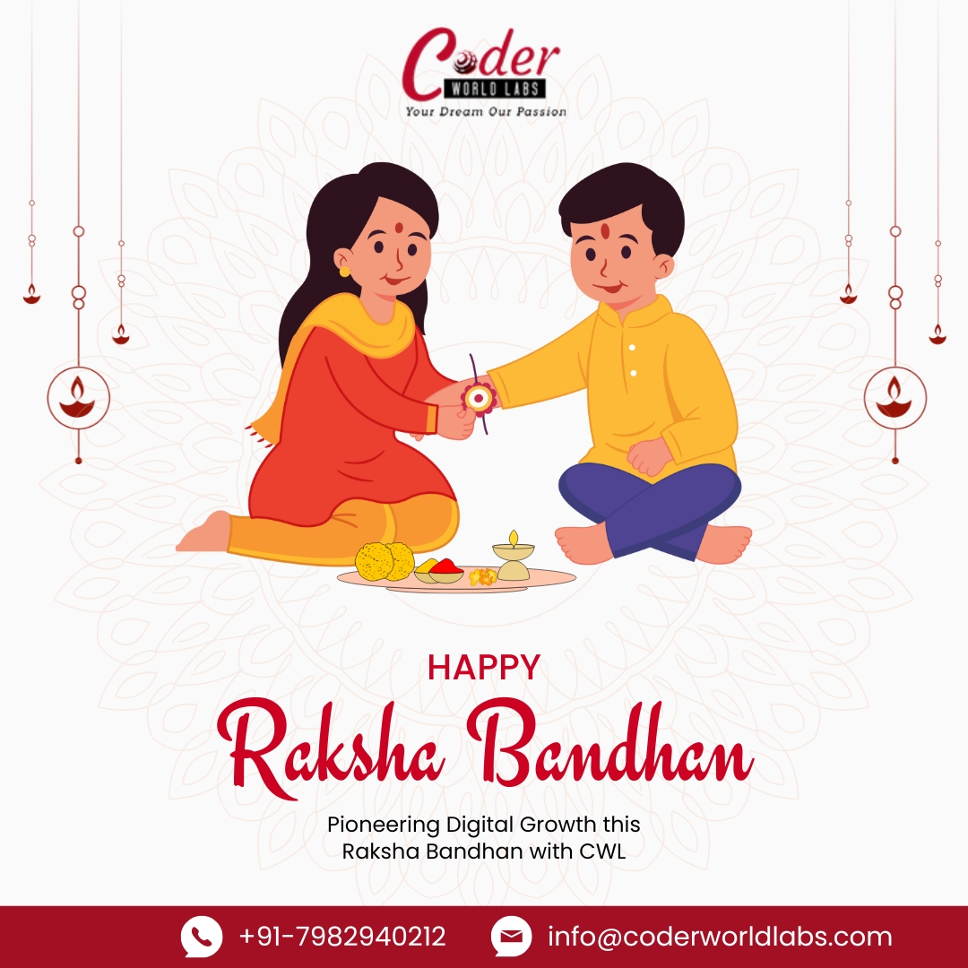 coderworld_labs's tweet image. 🌟 Ties of love, trust, and endless memories.
From all of us at Coder World Labs — Happy Raksha Bandhan! 🪢
May your bonds be as unbreakable as your dreams.

#RakshaBandhan #HappyRakshaBandhan #SiblingLove #FestivalOfLove #BrotherSisterBond #RakshaBandhan2025 #FamilyFirst