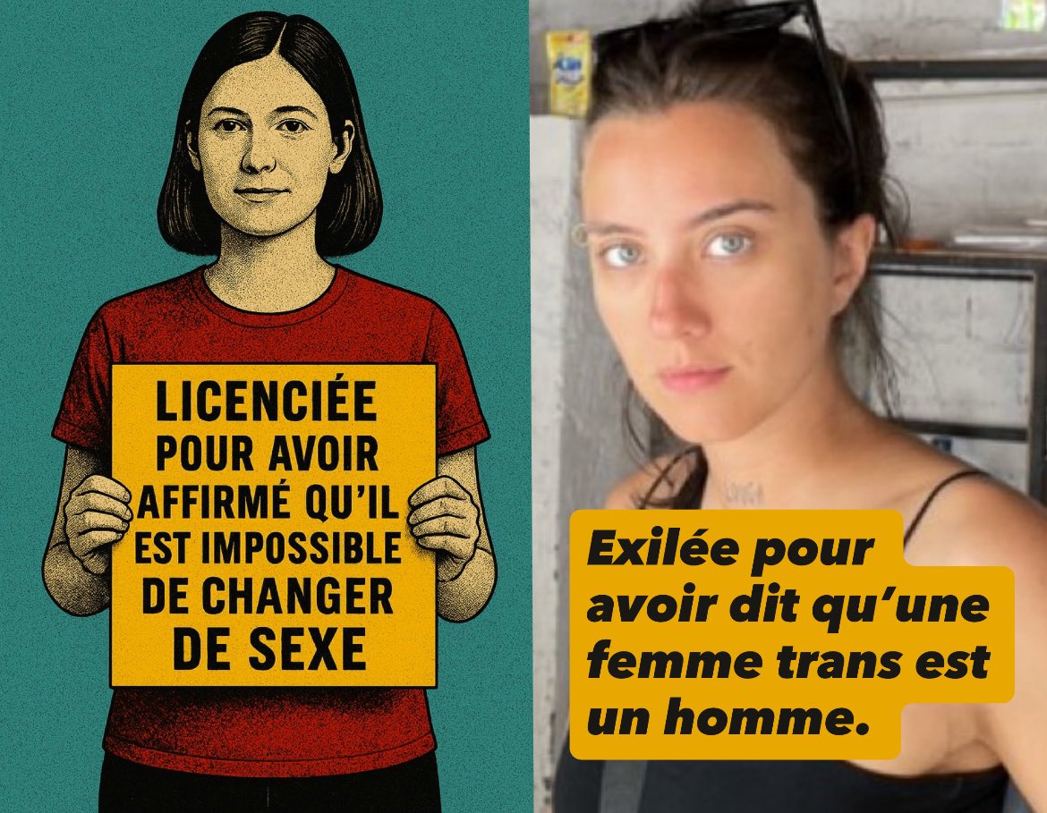 Margueritestern's tweet image. En 2 semaines, 2 femmes opposées au transgenrisme ont subi des conséquences graves. 

▪️Alexa Faucher a été virée de son travail
▪️Isabella Cêpa a dû s’exiler pour fuir la prison au 🇧🇷

Sauf Frontières, Occidentis et Fdesouche, AUCUN MÉDIA FRANÇAIS N’EN PARLE.
CHAUD.