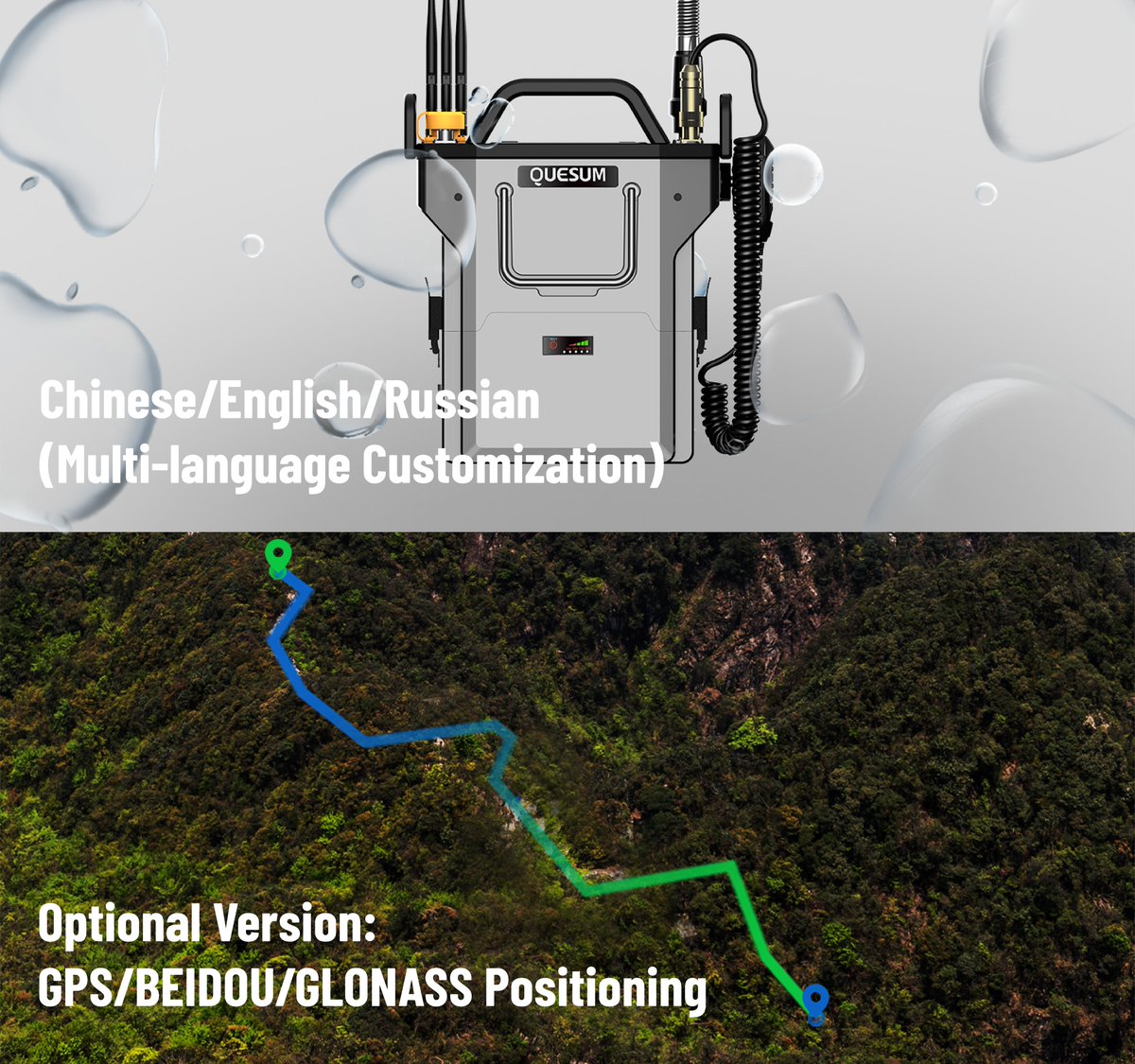 QUANSHENG QUESUM Backpack Repeater 25W 
High Power/Detachable 216Wh Large Battery/50-Hour Endurance. 
It supports different frequency repeater, same frequency repeater, Ad-hoc network and PoC+DMR+Analog convergence (Quansheng, RealPTT, POCSTARS). #Digitalrepeater #WIFIrepeater