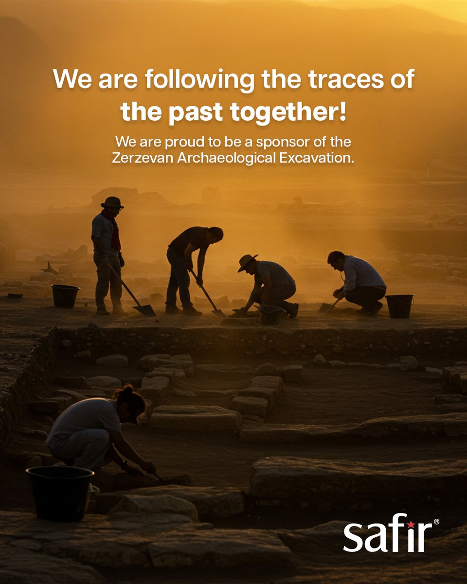 Safir Tuz olarak, binlerce yıllık tarihiyle kültürel mirasımızın önemli bir parçası olan Zerzevan Kalesi arkeolojik kazı çalışmalarının sponsoru olmaktan mutluluk duyuyor, kültürel mirasımızın gelecek nesillere aktarılmasına katkıda bulunuyoruz.

#safirtuz #zerzevankalesi