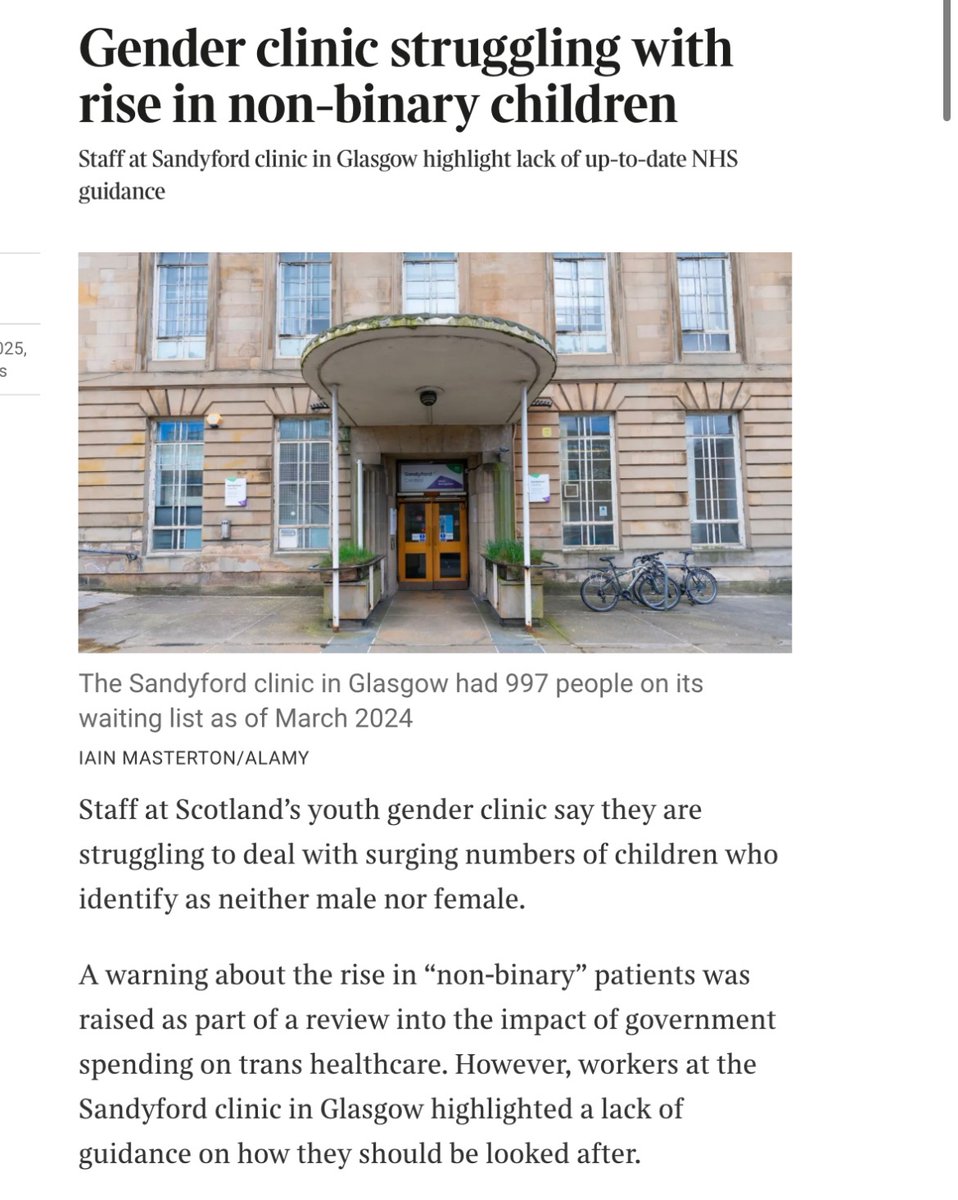 These are the guidelines (2022) used by Gender clinics in Scotland. The section on non binary states that some patient desire a mixture of masculine and feminine  characteristics. 
This is a dangerous experiment based on no evidence. How have these guidelines been published?