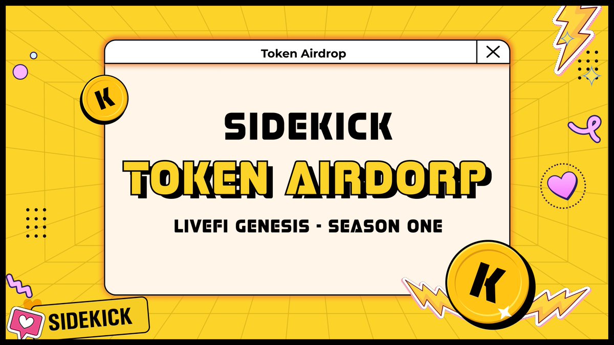Welcome to Sidekick Genesis Airdrop by the Sidekick Foundation.

🧵👇