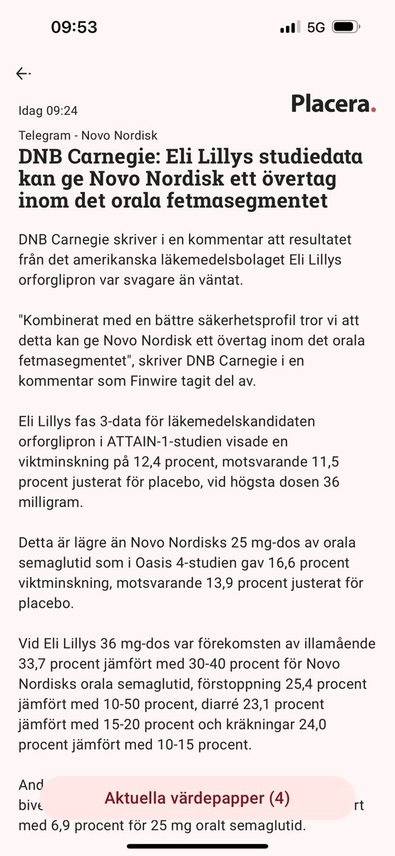 Detta kan vara stort. Botten nådd för denna gång