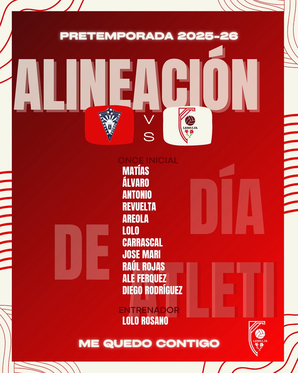 Club Atlético Antoniano Grupo Velázquez (@caantoniano) on Twitter photo ¡Nuestro once inicial para el #MarbellaAntoniano!❤️🤍
#DíaDeAtleti #MeQuedoContigo ¡Nuestro once inicial para el #MarbellaAntoniano!❤️🤍
#DíaDeAtleti #MeQuedoContigo