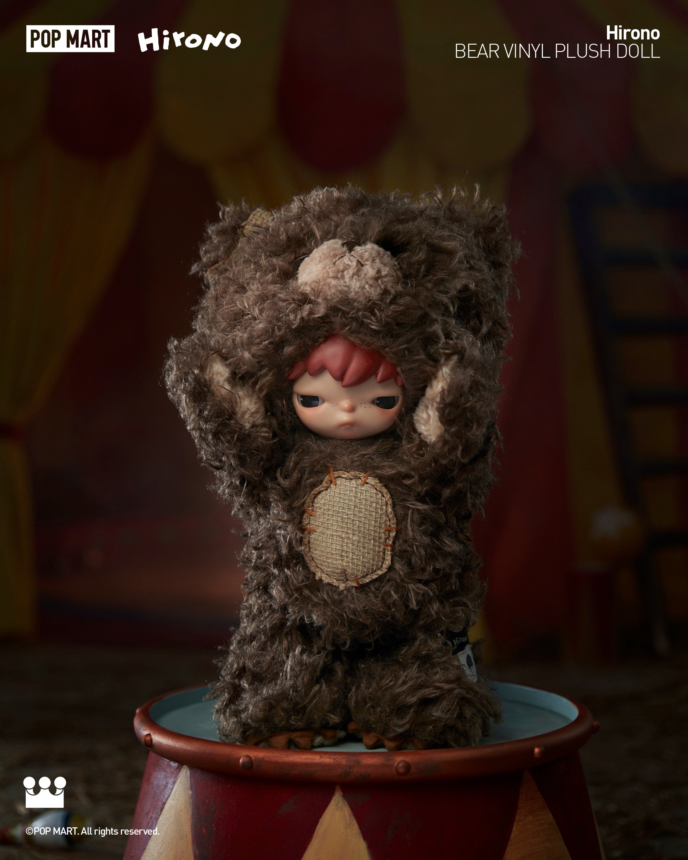 その他 Hirono Bear Hirono Bear Vinyl Plush Doll - POP MART (Canada)
