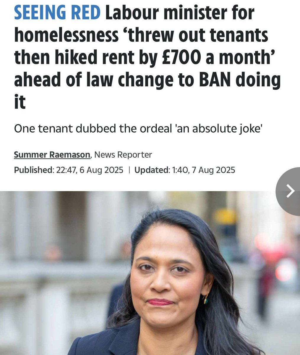 Labour Homelessness Minister evicts her tenants and then hikes rents. You couldn’t make it up!

She was forced to resign. 

Meanwhile #freegearkeir and his deputy both think there’s plenty of housing - for illegals!

They should resign too. 
That’s what Dudley people want.