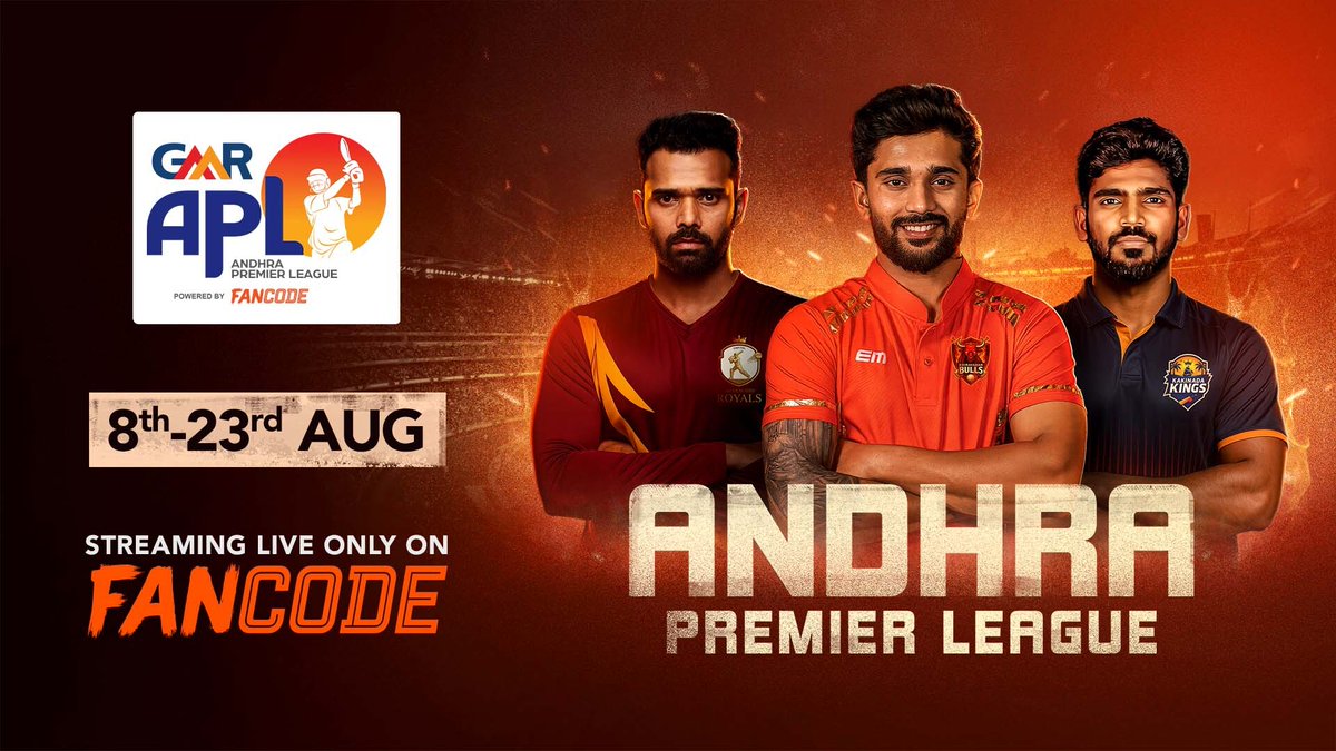 CSKFansArmy's tweet image. Hanuma Vihari brings calm and class to Amaravati Royals. Big names step up in big games—and this opener feels like one.
Watch Live on FanCode - fancode.onelink.me/tTJR/8xqade8u
#APL #APLonFanCode