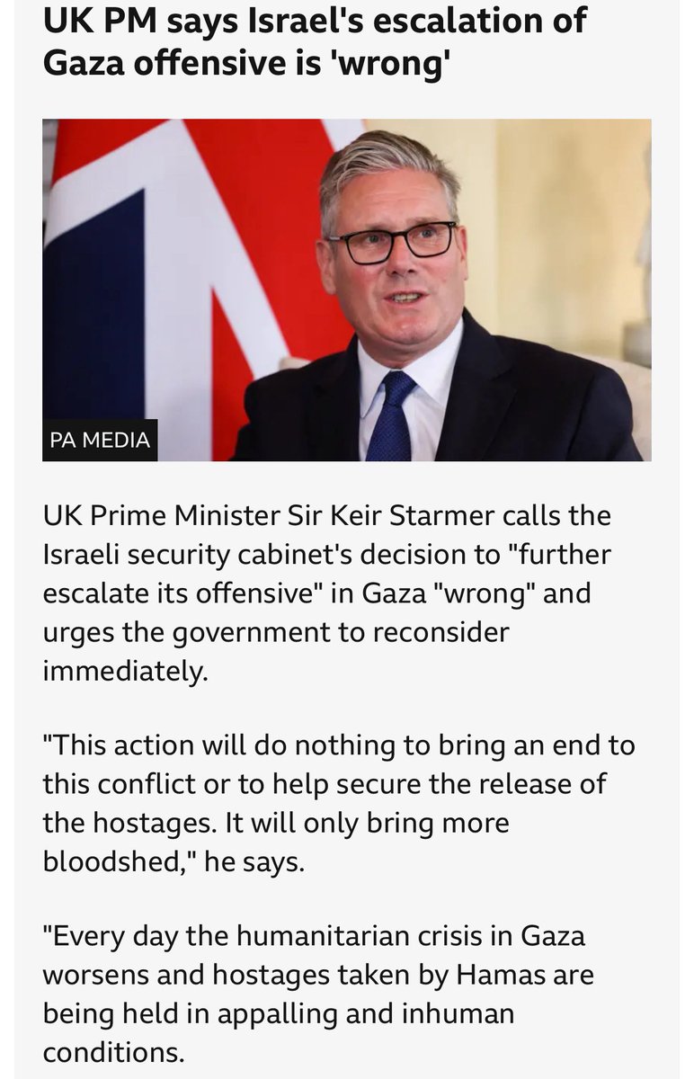 Tom (@scuba_thomas) on Twitter photo As expected <a href="/10DowningStreet/">UK Prime Minister</a> and Kier Starmer is utterly spineless.
Why wait until September, declare recognition for the State of Palestine NOW!
I knew I should have drawn a big penis on my ballot paper insteadâŚ
#FreePalaestine #IsraeliWarCrimes #Israelgenocide As expected <a href="/10DowningStreet/">UK Prime Minister</a> and Kier Starmer is utterly spineless.
Why wait until September, declare recognition for the State of Palestine NOW!
I knew I should have drawn a big penis on my ballot paper insteadâŚ
#FreePalaestine #IsraeliWarCrimes #Israelgenocide