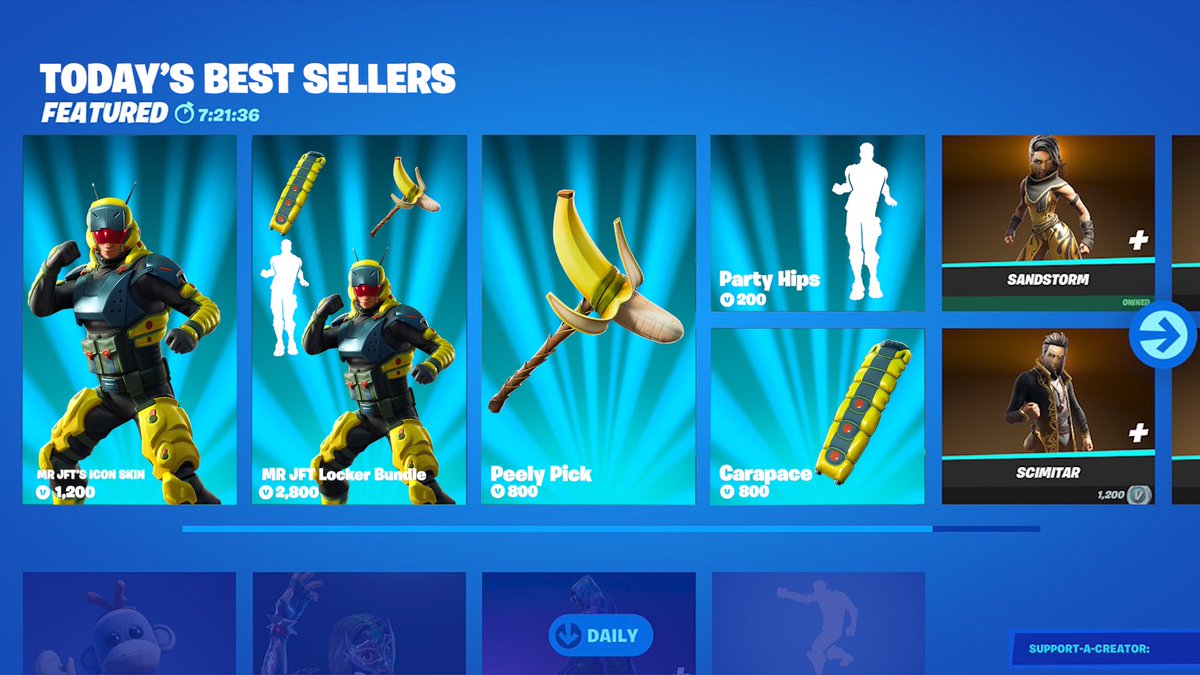 Pickup the Mr JFT locker bundle found in the item shop TODAY! Use code Jftesp before checking out