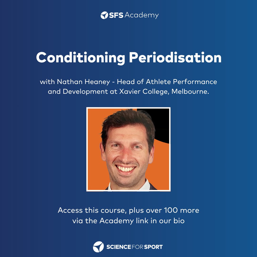 Science for Sport (@scienceforsport) on Twitter photo A guidance framework by <a href="/NE_Heaney/">Nathan Heaney</a> from his Conditioning Periodisation course π
π οΈ Periodisation types
π A review of the research
π Pre-season vs. in-season
πββοΈ HIIT Interventions
Click the Academy link to join Nathan complete his course π
bit.ly/3rVPhhg A guidance framework by <a href="/NE_Heaney/">Nathan Heaney</a> from his Conditioning Periodisation course π
π οΈ Periodisation types
π A review of the research
π Pre-season vs. in-season
πββοΈ HIIT Interventions
Click the Academy link to join Nathan complete his course π
bit.ly/3rVPhhg