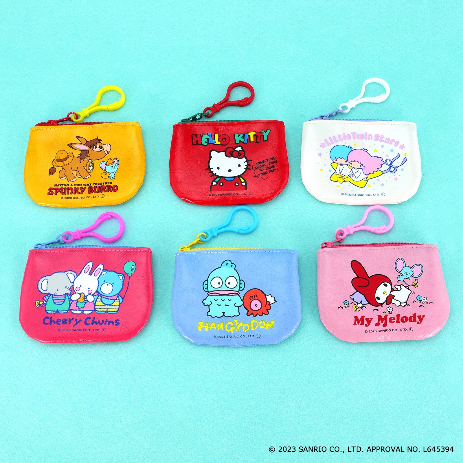 ♯Hom17Et　HELLO KITTYコインケース&amp;カラフルマスコット6種 ♯Hom17Et HELLO KITTYコインケース&カラフルマスコット6種の