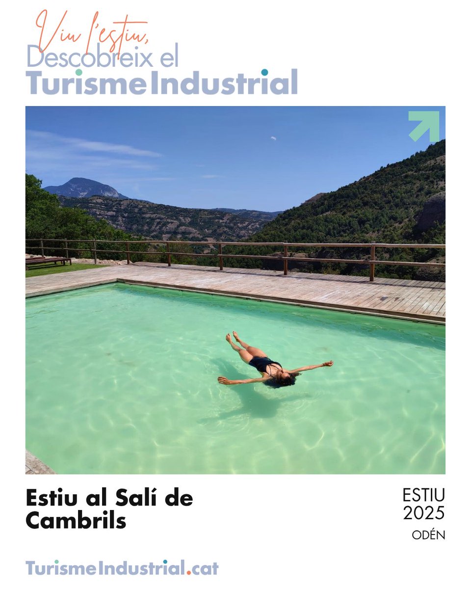 ⛰️ Busques una escapada a la muntanya? La tenim!
El Salí de Cambrils t’espera amb:
🧂Visita guiada per descobrir l’ofici de fer sal
💦Piscina de sal natural
🍴Teuleria Gastrobar

Viu l’estiu, descobreix el Turisme Industrial! 🤩

🔗 xatic.cat/ca/activitats/…
#ViuEstiuXATIC