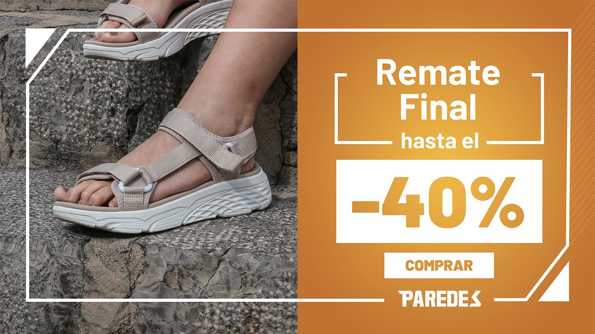 Últimos pares 🔥 Últimos días. ¡Hasta -40%! Envíos en 24h desde aquí 👉 paredes.es/es/2039-rebaja…

#sandalias #zapatillas #zapatillasparedes