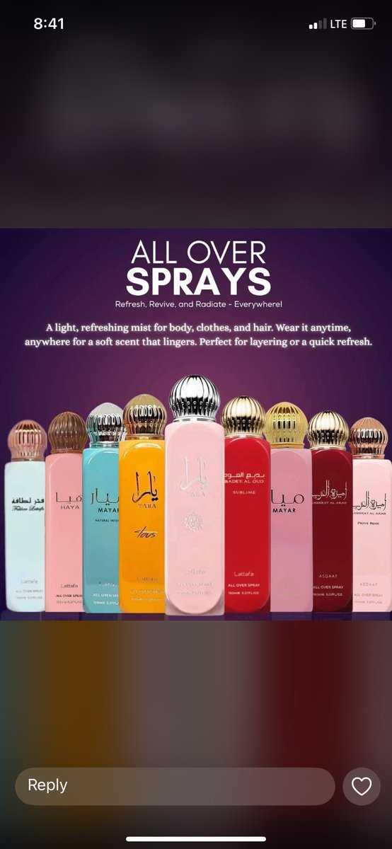 Lattafa actually made mistake calling these sprays. They are perfumes! 

Imagine getting all 9 bottles? And in 150ml? Nah! Absolutely worth it.