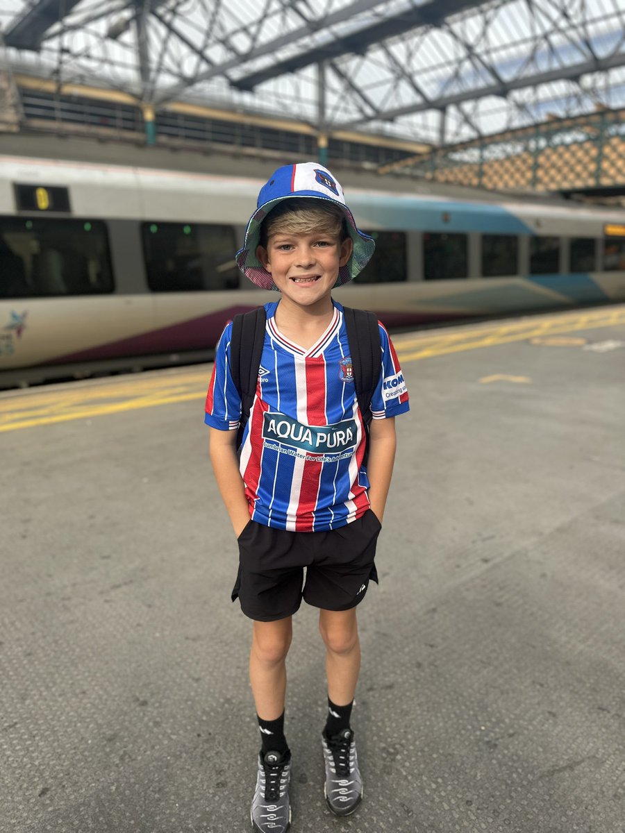 The football season is back! First away trip starts now!

Destination…Woking! 🚂

Come on you blues! <a href="/officialcufc/">Carlisle United</a> 🔵⚽️