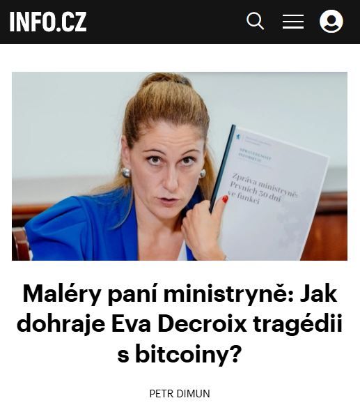 Evě Decroix se daří neuvěřitelná věc: pomalu se díky ní zapomíná na Pavla Blažka. Bohužel za cenu toho, že se problémem stává ona sama. 

Komentář Petra Dimuna 👇 
info.cz/zpravodajstvi-…