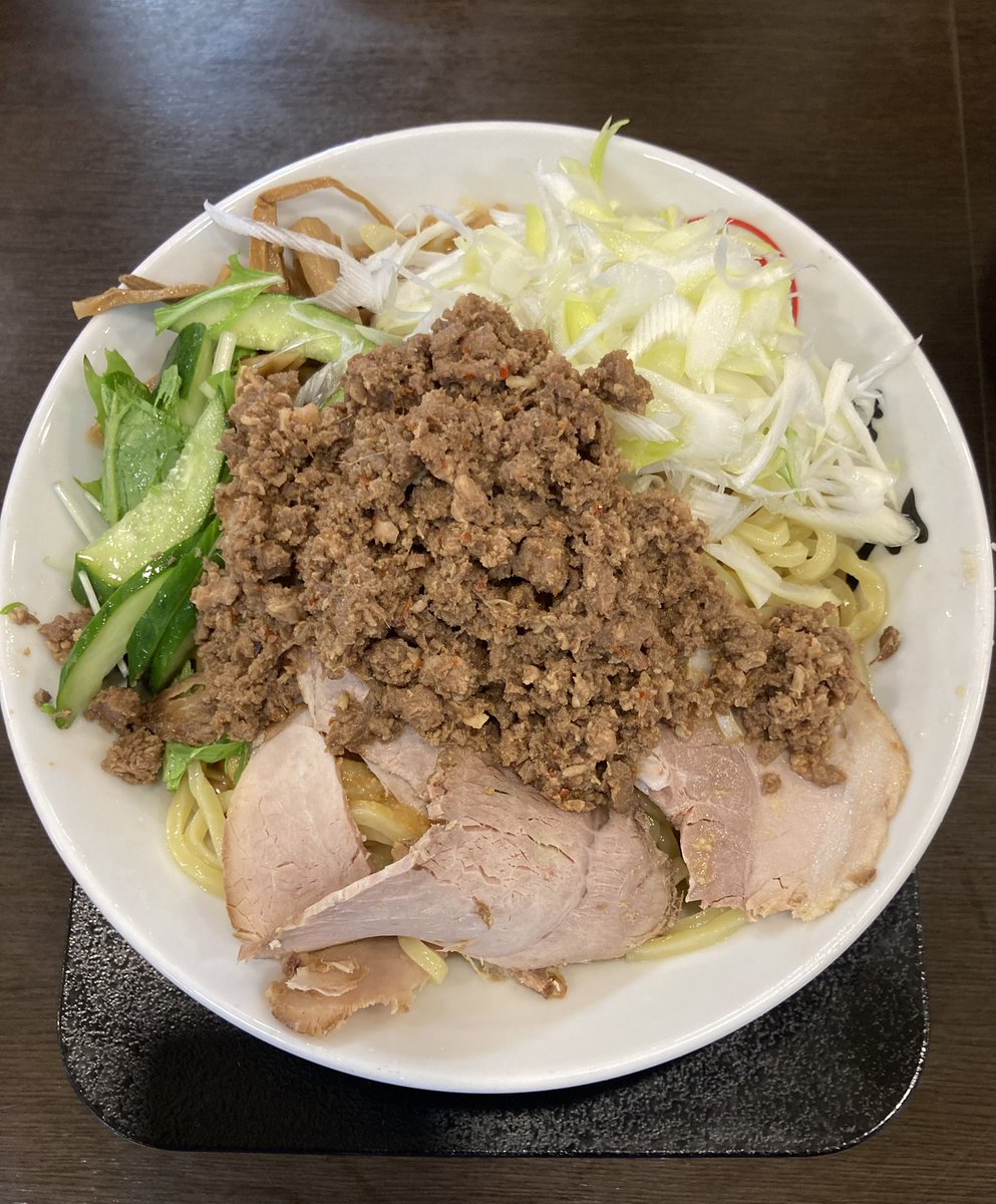 小千谷　暁天
冷やし担々麺

冷やし系でNO.1かな。麺のコシが最高☺︎

#新潟ラーメン
