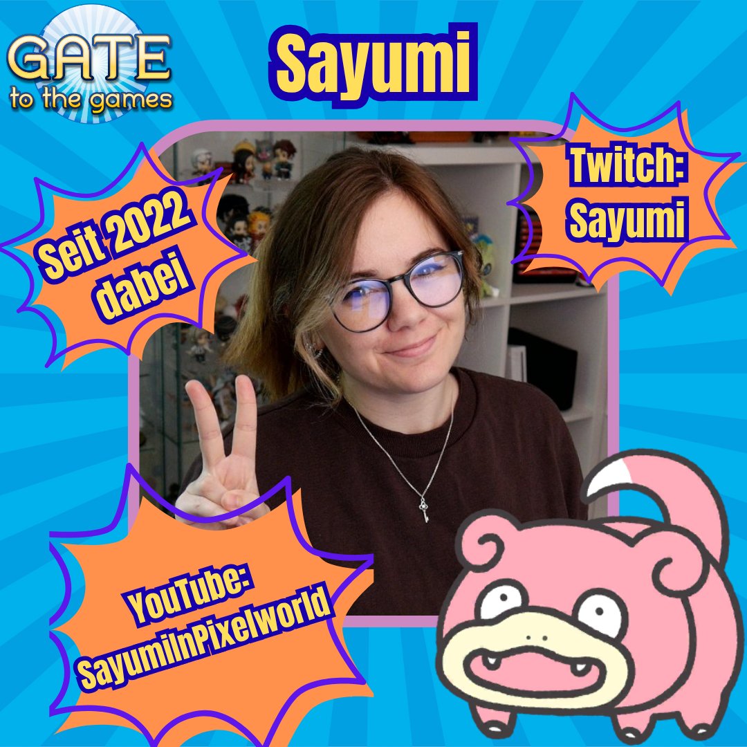 GatetotheGames's tweet photo. Seit 2022 dabei: @TZxSayumi
Wir sagen Danke!
Und wer ihre Streams kennt, weiß: Bei ihr gibt’s nicht nur cozy #Nintend u. #Pokémon, sondern auch schöne Community-Momente.
#TeamSayumi #PokemonTCG #gatetothegames #tradingcards #twitch #MarioKart #AnimalCrossing #DonkeyKong https://t.co/pOInOphydm