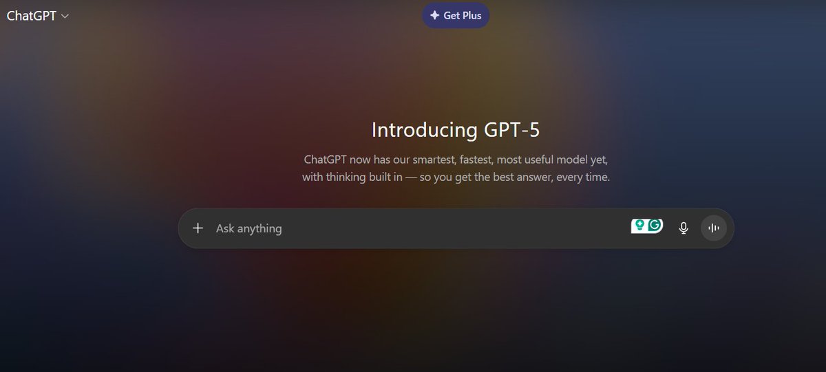 ChatGPT 5 is here!

OpenAI just dropped GPT‑5, a unified AI system that's smarter, faster, and more useful than ever. It auto-routes between a quick-response model and a deeper reasoning model (GPT‑5 Thinking), giving expert-level answers without any user switching. Available now