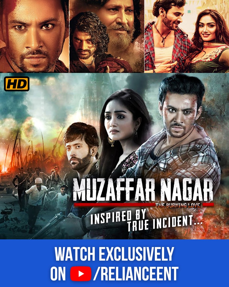 RelianceEnt's tweet photo. When love meets chaos, a shooter's return turns into a battle for peace. Dev must fight not just for his heart, but for his hometown.
#Muzaffarnagar streaming now on Reliance Entertainment YouTube Channel.
Watch For Free
https://t.co/JJ2zvbML4f
#DevSharma #AishwaryaDevan #MursaleemQureshi #AnilGeorge #RaviKhanna #SandeepBose #HarishKumar