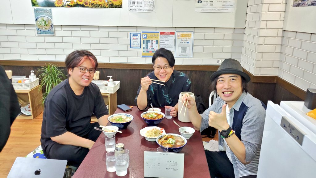 こおり健太さん☆無事に稚内に到着！青い鳥のしょうゆチャーシューメンで力をつけました✨💪