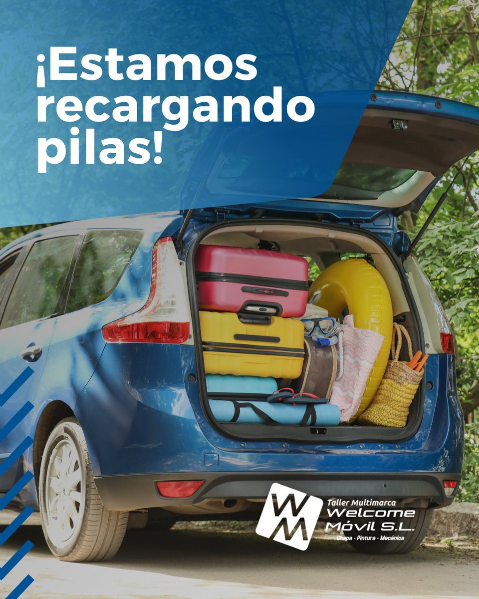 ¡Es oficial! ☀️¡Nos vamos de vacaciones! Desde hoy y hasta el próximo 17 de agosto, estaremos recargando pilas para volver con la energía a tope.

Volveremos el 18 de agosto para seguir cuidando de tu coche como se merece. ¡Feliz verano a todos! 🏖️

#TallerWelcomeMovil  #Sevilla